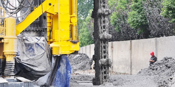 强劲地基施工技术之TRD等厚水泥土搅拌连续墙技术（TRD工法）